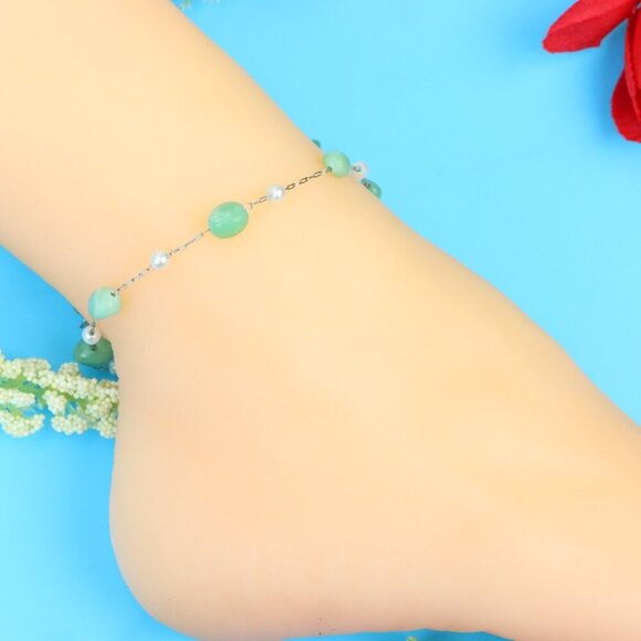 Elegant Handmade Anklet – Perfect for Women & Girls | Ideal Gift Option, DYC1595 - Picture 8 of 9